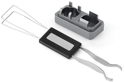 RUNJRX Keycap Puller Stainless Steel Key Removal Tool Keycaps Remover, Keyboard 2-in-1 Switch Opener for Mechanical Keyboard