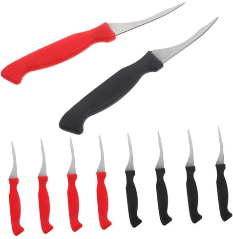 PRETYZOOM 10piezas Limpiador De Camarones Herramienta Multifunción Acero Inoxidable