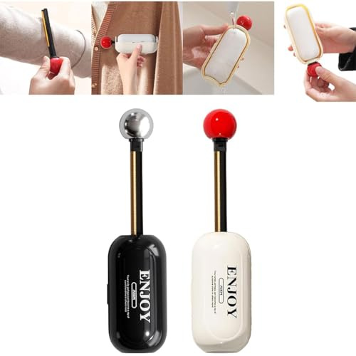 2PCS Enjoys Sticky Roller, Enjoys Sticky Lint Roller, 2 in1 Washable Lint Remover, Reusable Mini Lint Roller Pet Hair Remover,Portable Reusable Lint Roller, Silicone Reusable Sticky Roller for Clothes