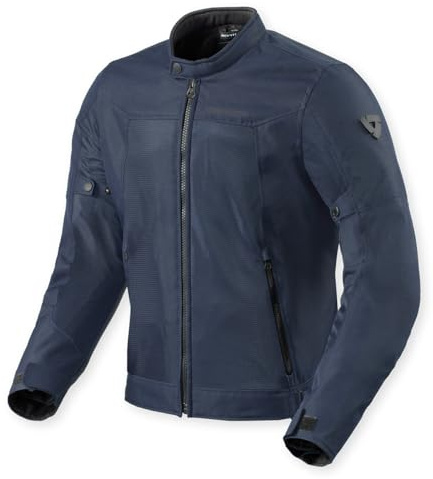 REV'IT! Eclipse 2 - Giacca da moto in rete, da uomo, blu, L
