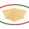 QTWLG Copertura di Ricambio per Ombrellone da Patio Mezza 270/300cm Telo di Ricambio per Ombrellone Mezza Tenda di Ricambio per Ombrellone da Esterno (Solo Tettoia)(Sand,10'/300cm)