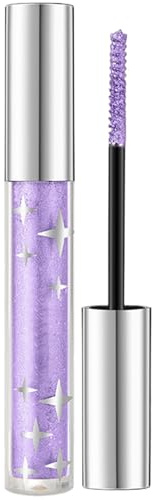 Eyesalon Glitter Mascara: Glänzender Wimpernverstärker, abwaschbares Make-up-Produkt | Fleckenfreies Wimpern-Make-up, lange harte Mascara
