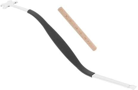 MOTHNUR 2 Stück Violin Sound Post Setter Set Werkzeug für Präzise Klangholz säuleninstallation und Bassanpassung Ergonomisch Langlebig Geeignet für Geige und Cello