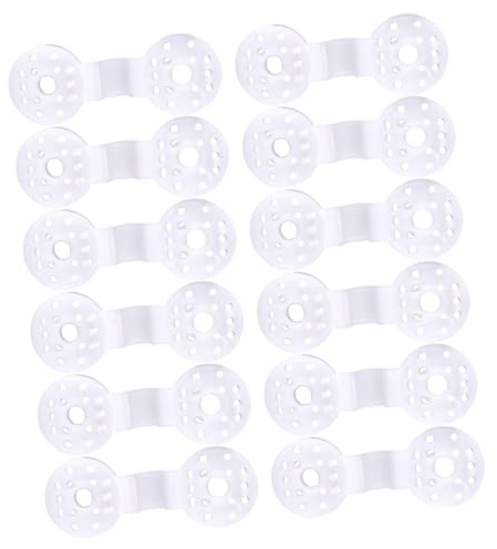 DOITOOL 50 pièces Clips Plastiques Fixation Toile Ombrage Résistants Aux Intempéries pour Jardins et Filets Anti-oiseaux