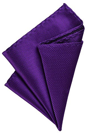 DonDon Pañuelos de bolsillo hombre de 21 x 21 cm para ocasiones especiales - Morado 3