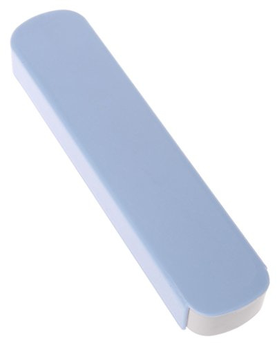 Amoyeric Boîte de rangement pour couverts de table - Étui de voyage pour papeterie, baguettes, cuillère, fourchette - Bleu nordique - 19,5 x 4,1 x 2,3 cm