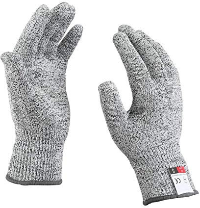Guantes Guantes de seguridad anti-corte tácticos al aire libre para hombres de invierno Guantes de muñeca resistentes a la puñalada a prueba de cortes Supervivencia de carnicero de cocina de metal