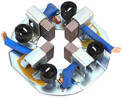 Conjunto de Portaescobillas del Motor de Arranque | Conjunto de Soporte de Escobillas de Carbón para Arrancador de Vehículo Apto para Vehículos Agrícolas de Cuatro Cilindros