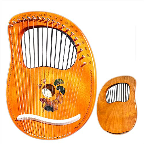 UNbit 8/11/15 Saitenleier Ahornholz Musikinstrument for Kinder Erwachsene Anfänger Professionelle Leier Harfe