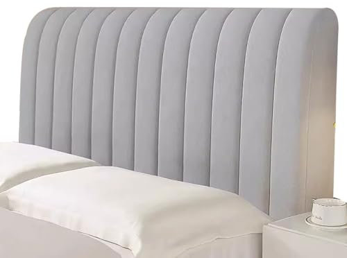 Bett Kopfteil Bezug Stretch Bettkopfteil Hussen 220/160/180cm Modischer Jacquard Staubdichte Bett Kopfteil Abdeckung, Bett Kopfteil Gepolstert Bezug All-Inclusive Kopfteilbezug (Color : A, Size : 21