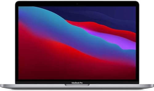 2020 Apple MacBook Pro con Apple M1 Chip (13-Pulgadas, 8GB RAM, 256GB SSD de Almacenamiento) (QWERTZ German) Gris Espacial (Reacondicionado)