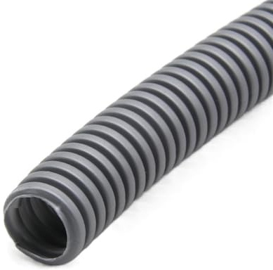 Guaina per Cavi Intrecciato 1/5/10 M PP Isolato Tubo Corrugato Filo Tubo Filettatura Tubo di Plastica Tubo Corrugato Manicotto Protettivo 7.5mm-34.5mm (Color : Grey Closure, Size : AD 11.6 X ID 8MM_