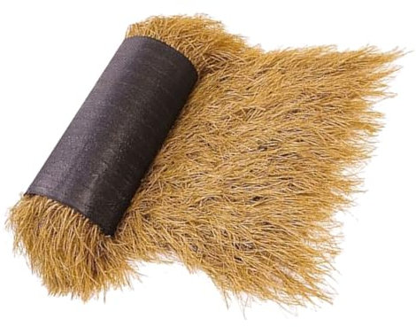 INOOMP Künstliches Strohdach Garten Terrasse Dekoratives Reetdach 16cm Dickes Kunststoff Strohmatten Outdoor Balkonlandschaftsstil