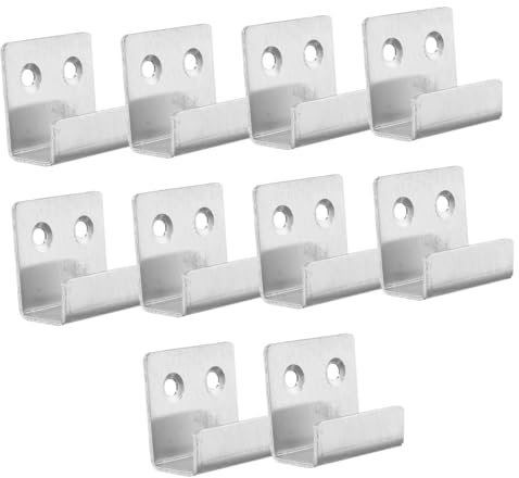 UKCOCO 10stücke Teiliges Edelstahl Wandhalterungen Schwerlast Haken Für Keramikfliesen Rostfrei Stabil Abriebsicher Für Bad Küche Wohnzimmer Und Fliesen-display