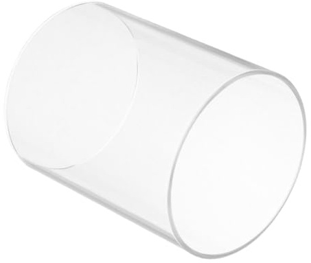 HOMOCONO Klarer Glasschirm Kerzenhalter 4.00X4.00 Zoll Zylindrische KerzenhüLse Offener Bodenloser WindgeschüTzter Sturmkamin FüR Zuhause Party Hochzeit