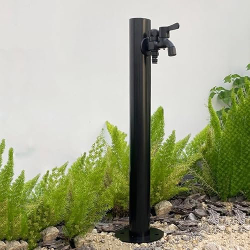 Colonne d'eau Jardin, Fontaine D'extérieur avec Robinet et Pistolet Pulvérisateur, Fontaine de Jardin Extérieure Résistante au Gel, Robinet Autoportant, Convient for Villa, Jardin, Cour