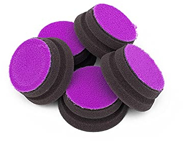 KOCHCHEMIE - Micro Cut Pad V2 - Special Sponge for Removing Fine Scratches, Holograms, and Polishing Marks; High Stability; Long-Lasting Compression Hardness (45mm x 23mm) (5-Pack) (Soft)