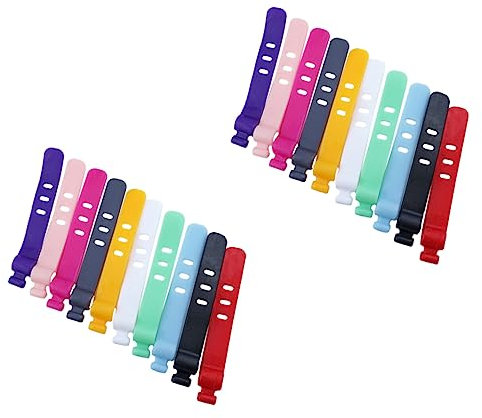 Cable Organizer 50pcs Silicone Cord Holders for USB Chargers