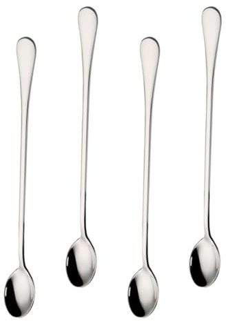HOMOCONO Cucchiaio per Ghiaccio in Acciaio Inox 24 Cm Manico, Cucchiaio da Bar Creativo per Miscelare Cocktail e Bevande Fredde