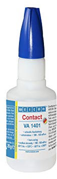 Weicon Contact Va 1401 | 20 G | Adhesivo de cianoacrilato | Para caucho, papel y plásticos