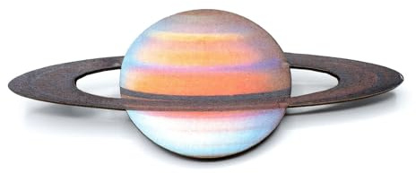 Miniblings Planet Saturn Brosche Universum Weltall Astronaut | Für Revers, Jacke oder Tasche, aus Berlin, in kleiner Serie hergestellt