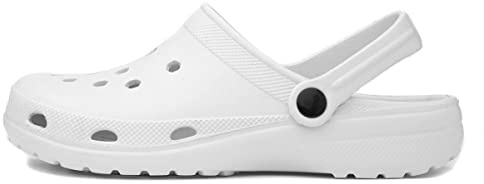 Shoe Zone - Womens White Slip On EVA Clog - Size 9 UK - White