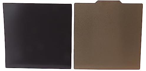 Hyuduo 3D-Drucker Federstahlplatte, Doppelseitige PEI-Beschichtung, Magnetische Bauplattform, 255 x 255 mm, Abnehmbar, für Additive Manufacturing