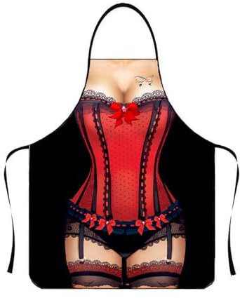 Cosysparks BBQ Apron Funny Aprons for Women Sexy Apron for Barbecue Party Festival Joke Present Novelty Gifts for Women