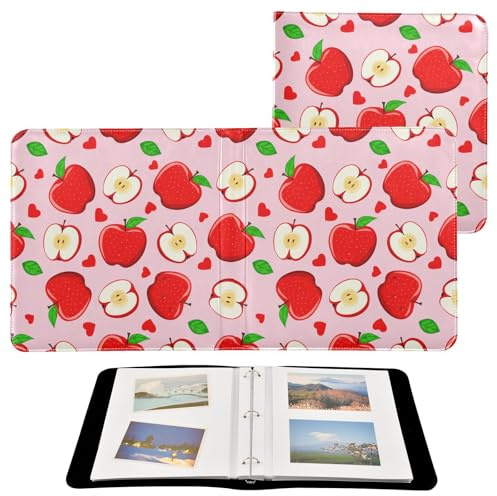 JUMBEAR Grande album fotografico autoadesivo con 20 pagine, album fai da te, per matrimoni, famiglia, bambini, vacanze, mele rosse