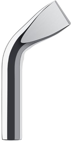 Boxonly Pointe de fer à souder 100 W à tête plate courbée pour fer à repasser à chaleur externe avec manche en bois – Pointe de rechange en cuivre galvanisé haute puissance pour projets de soudure