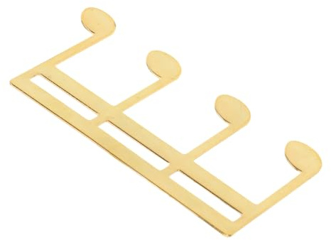 Alipis Musiknoten Buchklammer Metall Seitenhalter Verstellbar Stabil für Klavier Gitarre Notenblatt Halterung Elegantes Design