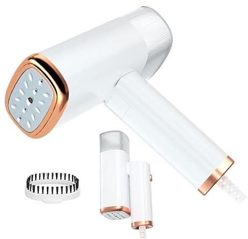 Handheld Clothes Steamer,Garment Steamer for Wrinkle Removal,20s Fast Heat,Detachable 110ml Water Tank Portable Travel Steamer Clothing for Home,Office