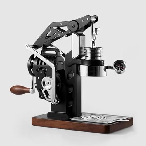 Vituord Cafetera Espresso Manual, 18 Bares, con Manómetro, para Portafiltro De 58 Mm, No Eléctrica - Negra, Uso Comercial Y Doméstico