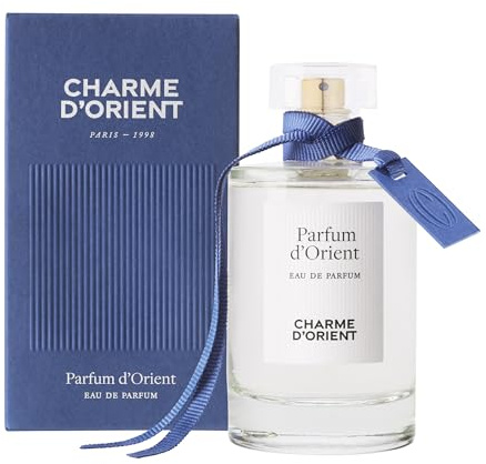 Charme d'Orient Parfum d'Orient, Eau de Parfum Sensuel avec Jasmin et Fleur d'Oranger, Fabriqué en France, 100ml