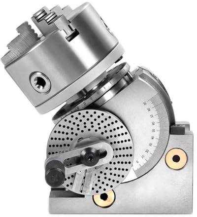 Indexer Semplice Universale, 4/5/6,Testa Indicizzatrice Universale for Fresatrice,Cambio Rapido Manuale Verticale/orizzontale A Doppio Uso(8in/200mm)