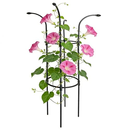 Iouyjiu Treillis de jardin – Supports de vigne décoratifs stables – Treillis supérieur de champignons | pour vigne, rose, clématite, légumes, , hortensias, , pothos