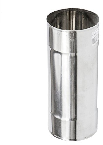Chimney Flue Liner Female Connector Pipe, Stainless Steel Joiner Ø 250 mm (9.85)