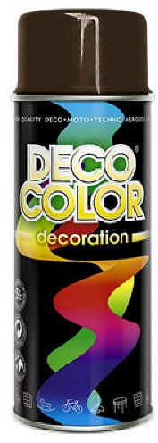 Deco Color DC Lackspray glänzend 400ml nach RAL freie Farbauswahl (schokoladenbraun glanz RAL 8017)