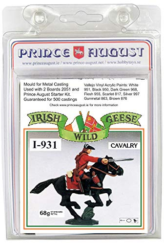 Unbekannt Prince August Hobby Gießform – Irischer Wilde Gänse Kavallerie mit Schwert nach vorne PAI931