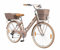 BIKESTAR Alu City Stadt Fahrrad 26 Zoll | 16 Zoll Rahmen, 7 Gang Shimano Damen Rad, Hollandrad Retro Bike mit V-Bremse und Gepäckträger | Braun | Risikofrei Testen