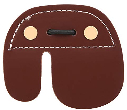 VGEBY Tiro con L'Arco Protezione per Le Dita Tiro con L'Arco Finger Tab Tiro con L'Arco Attrezzatura da Gioco Protezione per Le Dita Artificiale con Arco ricurvo Tradizionale