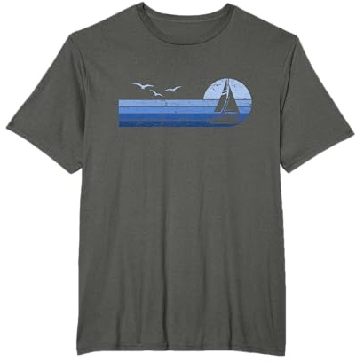 Segler Skipper Segelboot Kapitän Segeln T-Shirt