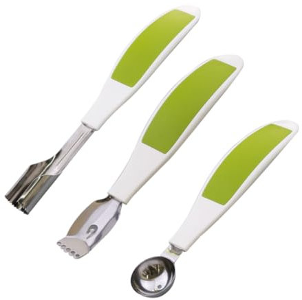 IMIKEYA Satz stainless steel inoxlm zestenschäler easy-clean peeler sparschäler easy putz Zeitersparnis Küchenwerkzeugset Obst-Gadgets Obstreibe Kernentferner Zitrone einstellen Entkerner