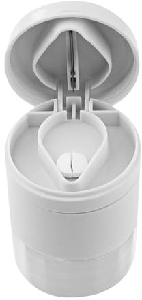 Tablettenmörser mit Depotfach, Tabletten Zerkleinern Mörser, Multifunktionaler Tablettenzerkleinerer Ablettenmörser Pillenmörser Medikamentenmöser Pill crusher Grinder