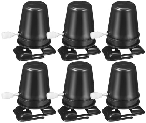 UPKOCH 6 StüCk Aufziehspielzeug Mechanismen FüR DIY Handwerk, Roboter Uhrwerk FüR Ton Und Modellierwerkzeug, Schwarz