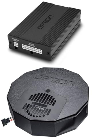 Option Sistema de sonido V2 compatible con Seat Tarraco (tipo KN, con sistema de sonido Beats de fábrica) – Amplificación de sonido con amplificador DSP de 6 canales y subwoofer de rueda de repuesto