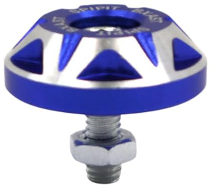 Ronyme Viti per targhe Copri targhe Viti di fissaggio Tappi per fori da 6 mm Viti per targhette per auto Bulloni per ciclette La maggior parte dei, Blu