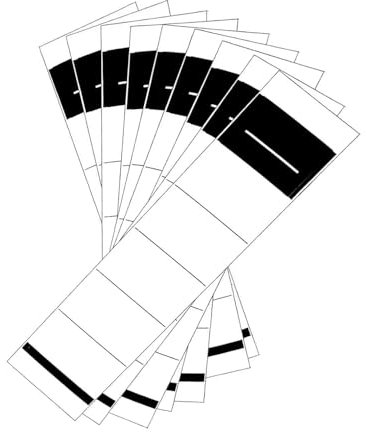 Uzndq 50 Stück Ordnerrücken Selbstklebend, Ordner Etiketten Selbstklebend, Ordner Rückenschilder, Breit Ordnerrücken Etiketten Aufkleber, Beschriftung Aktenordner Beschriftungsetiketten