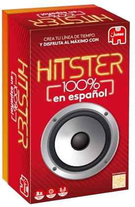 Hitster 100% en español, Juego de Mesa Musical para Adultos, Canciones en español, +16 años, App Gratuita, 2-10 Jugadores