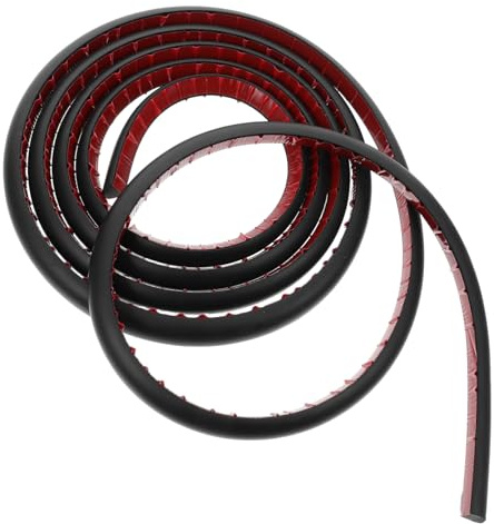 Angoily Moulure Quart de Rond Autocollante Pvc Résistante à L'humidité pour Sols et Escaliers Angles Arrondis 3 Mètres Décoration Flexible pour Habitat Intérieur